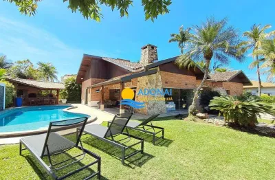 Casa com 4 dormitórios à venda, 424 m² por r$ 2.390.000,00 - enseada - guarujá/sp