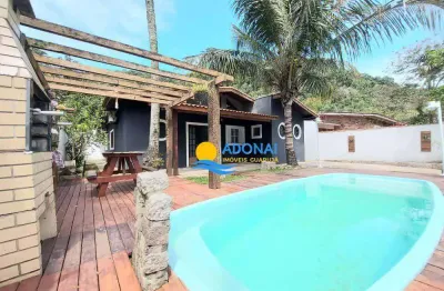 Casa no guaiúba, com 4 dormitórios à venda, 180 m² por r$ 900.000 - jardim guaiuba - guarujá/sp