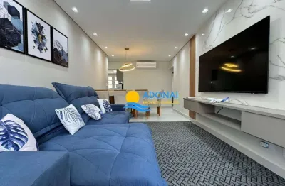 Apartamento com 3 dormitórios à venda, 100 m² por r$ 899.000 - pitangueiras - guarujá/sp