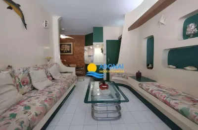Apartamento com 2 dormitórios à venda, 75 m² por r$ 330.000,00 - enseada - guarujá/sp