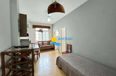 Apartamento com 1 dormitório à venda, 45 m² por r$ 265.000 - pitangueiras - guarujá/sp