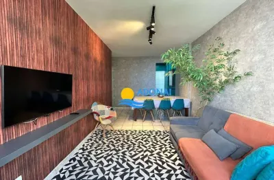 Apartamento com 1 dormitório à venda, 65 m² por r$ 460.000,00 - pitangueiras - guarujá/sp