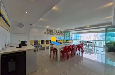 Apartamento com 3 dormitórios à venda, 210 m² por r$ 1.800.000,00 - pitangueiras - guarujá/sp