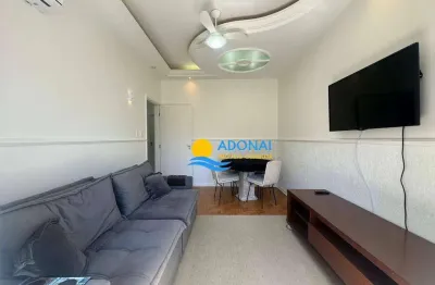 Apartamento com 1 dormitório à venda, 48 m² por r$ 400.000,00 - pitangueiras - guarujá/sp