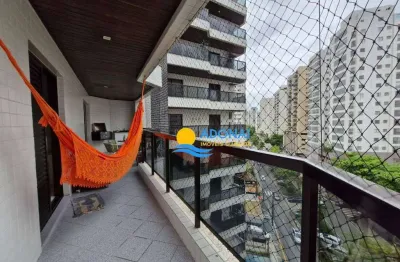 Apartamento com 4 dormitórios à venda, 160 m² por r$ 850.000,00 - pitangueiras - guarujá/sp