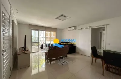 Apartamento com 3 dormitórios à venda, 120 m² por r$ 590.000,00 - pitangueiras - guarujá/sp