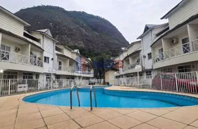 Casa em condomínio fechado com 4 quartos à venda na estrada dos bandeirantes, 12777, vargem pequena, rio de janeiro, 116 m2 por r$ 600.000