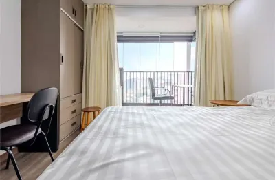 Studio para locação com 25m² mobiliado – vila mariana, são paulo sp