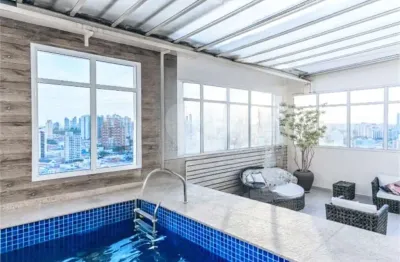 Para locação cobertura duplex mobiliada 400 m2 - central park prime