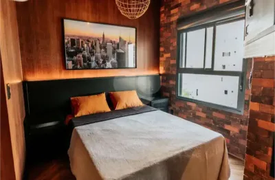 Studio mobiliado à venda ou locação em indianópolis  30m² são paulo sp