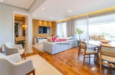 Apartamento com 3 dormitórios à venda, 134 m² por r$ 2.200.000,00 - vila anastácio - são paulo/sp