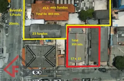 Terreno à venda na Avenida São Paulo, Cidade Brasil, Guarulhos