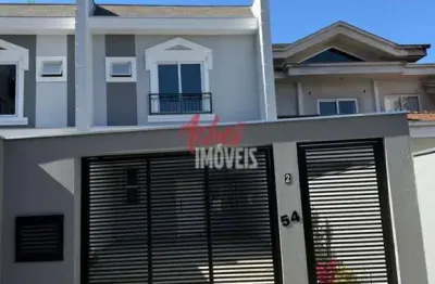 Sobrado geminado com 3 quartos  à venda, 160.00 m2 por r$880000.00  - atiradores - joinville/sc