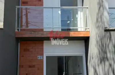 Sobrado geminado com 2 quartos  para alugar, 66.08 m2 por r$1900.00  - joao costa - joinville/