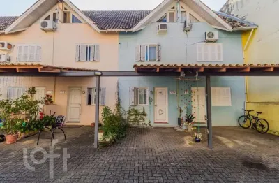 Casa em condomínio fechado com 3 quartos à venda na rua doutor pereira neto, 1761, camaquã, porto alegre, 79 m2 por r$ 335.000