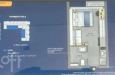 Apartamento com 1 quarto à venda na rua professor duplan, 48, rio branco, porto alegre, 21 m2 por r$ 395.000