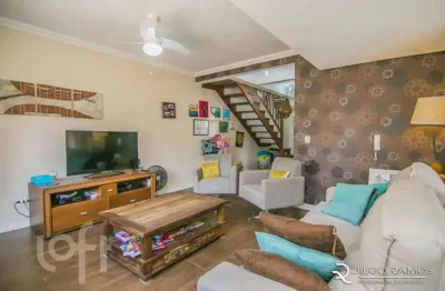 Casa em condomínio fechado com 3 quartos à venda na rua padre joão batista reus, 2748, camaquã, porto alegre, 124 m2 por r$ 657.000