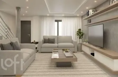 Casa em condomínio fechado com 3 quartos à venda na rua ana abruzzi, 65, mário quintana, porto alegre, 125 m2 por r$ 565.000