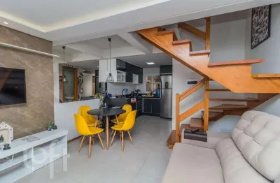 Casa em condomínio fechado com 2 quartos à venda na rua das espatódeas, 170, ponta grossa, porto alegre, 55 m2 por r$ 249.000