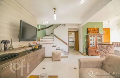 Casa em condomínio fechado com 3 quartos à venda na rua general rondon, 1256, tristeza, porto alegre, 168 m2 por r$ 875.000