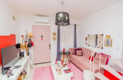 Casa em condomínio fechado com 2 quartos à venda na rua alcebíades ribeiro, 219, hípica, porto alegre, 85 m2 por r$ 280.000