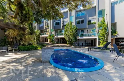 Casa em condomínio fechado com 3 quartos à venda na praça josé assunção, 22, vila assunção, porto alegre, 271 m2 por r$ 1.490.000