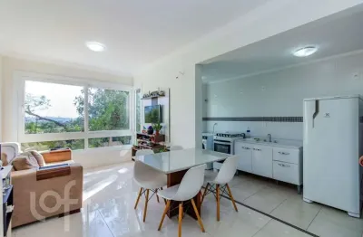 Apartamento com 1 quarto à venda na rua delfino riet, 537, santo antônio, porto alegre, 48 m2 por r$ 340.000