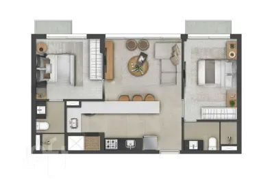 Apartamento com 2 quartos à venda na rua josé do patrocínio, 527, cidade baixa, porto alegre, 60 m2 por r$ 1.030.000