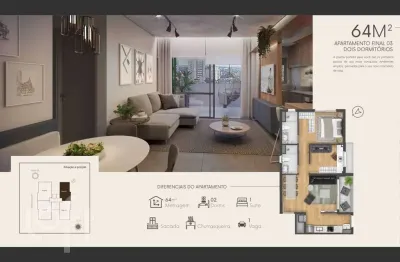 Apartamento com 2 quartos à venda na rua ferreira viana, 627, petrópolis, porto alegre, 64 m2 por r$ 850.000