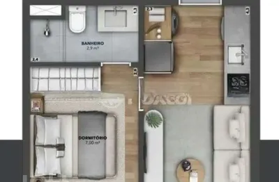 Apartamento com 1 quarto à venda na rua vinte e quatro de outubro, 1290, auxiliadora, porto alegre, 26 m2 por r$ 599.000