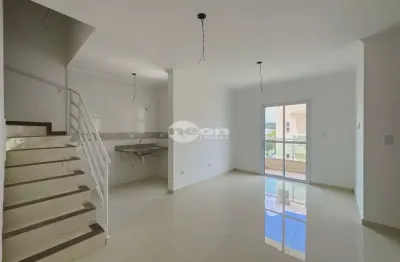 Cobertura com 2 quartos à venda na travessa pires, 68, vila pires, santo andré, 102 m2 por r$ 460.000