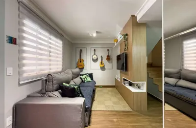 Casa em condomínio fechado com 3 quartos à venda na rua giuseppe uliani, 40, demarchi, são bernardo do campo, 105 m2 por r$ 535.000