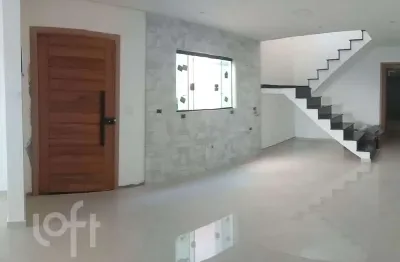 Casa em condomínio fechado com 3 quartos à venda na rua jequitinhonha, 1, campestre, santo andré, 172 m2 por r$ 900.000