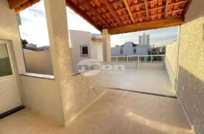 Cobertura com 2 quartos à venda na rua cajuru, 226, vila pires, santo andré, 99 m2 por r$ 423.000