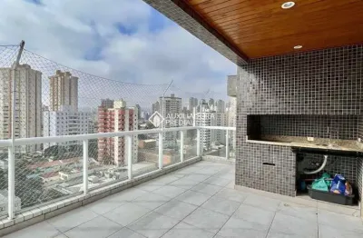 Cobertura com 3 quartos para alugar na rua américo brasiliense, 517, centro, são bernardo do campo, 200 m2 por r$ 7.500