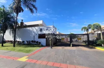 Locação, sobrado/3 suítes condomínio fechado, jardim veraneio, campo grande, ms