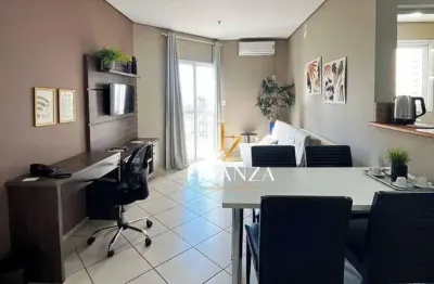 Apartamento com 1 dormitório à venda, 51 m² por r$ 375.000,00 - edifício number one - indaiatuba/sp