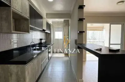 Apartamento com 3 dormitórios para alugar, 84 m² por R$ 5.706,04/mês - Edifício Soho - Indaiatuba/SP