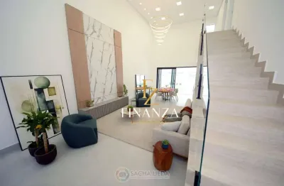 Sobrado com 3 dormitórios à venda, 305 m² por r$ 2.198.000,00 - london park - indaiatuba/sp