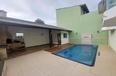 Casa com 4 dormitórios, 284 m² - venda por r$ 1.350.000 ou aluguel por r$ 5.500 + iptu - parque do colégio - suzano/sp