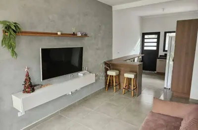 Sobrado em condomínio com 2 dormitórios à venda, 74 m² por r$ 430.000 - jardim são fernando - itanhaém/sp