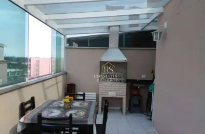 Apartamento duplex com 2 dormitórios à venda, 97 m² por r$ 280.000,00 - vila urupês - suzano/sp