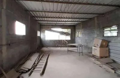 Galpão para alugar, 400 m² por r$ 3.000,00/mês - boa vista paulista - suzano/sp