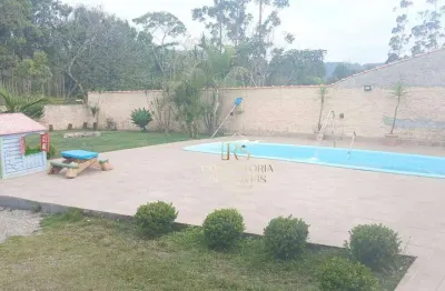 Chácara com 1 dormitório à venda, 300 m² por r$ 340.000 - chácara sete cruzes - suzano/sp