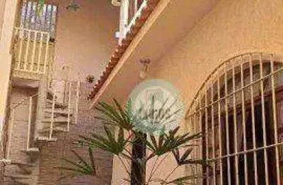Sobrado impecável bem distribuído com 194m² composto por 3 dormitórios sendo 2 com suíte, à venda por r$ 700.000 - vila tibiriçá, santo andré/sp