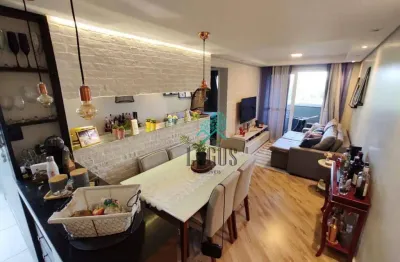 Apartamento impecável condomínio ideale demarchi, com ótima disposição 54m² composto por 2 dormitórios, à venda por r$ 390.000 - demarchi, sbc/sp