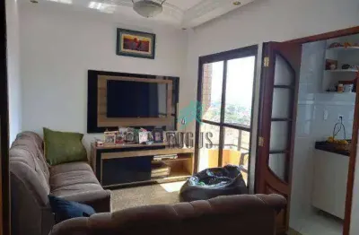 Apartamento à venda, 82 m² por r$ 515.000,00 - vila scarpelli - santo andré/sp