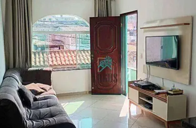 Sobrado de 127,28m² muito bem distribuído, á venda por r$ 550.000 - planalto, sbc / sp