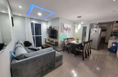 Apartamento com 2 dormitórios à venda, 58 m² por r$ 300.000,00 - jardim santa cristina - santo andré/sp