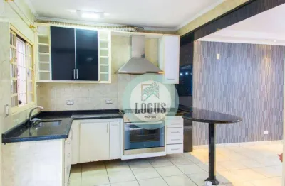 Sobrado bem distribuída com 210m² composto por 3 dormitórios sendo 1 suíte com sacadas, à venda por r$ 692.000,00 - vila camilópolis - santo andré/sp
